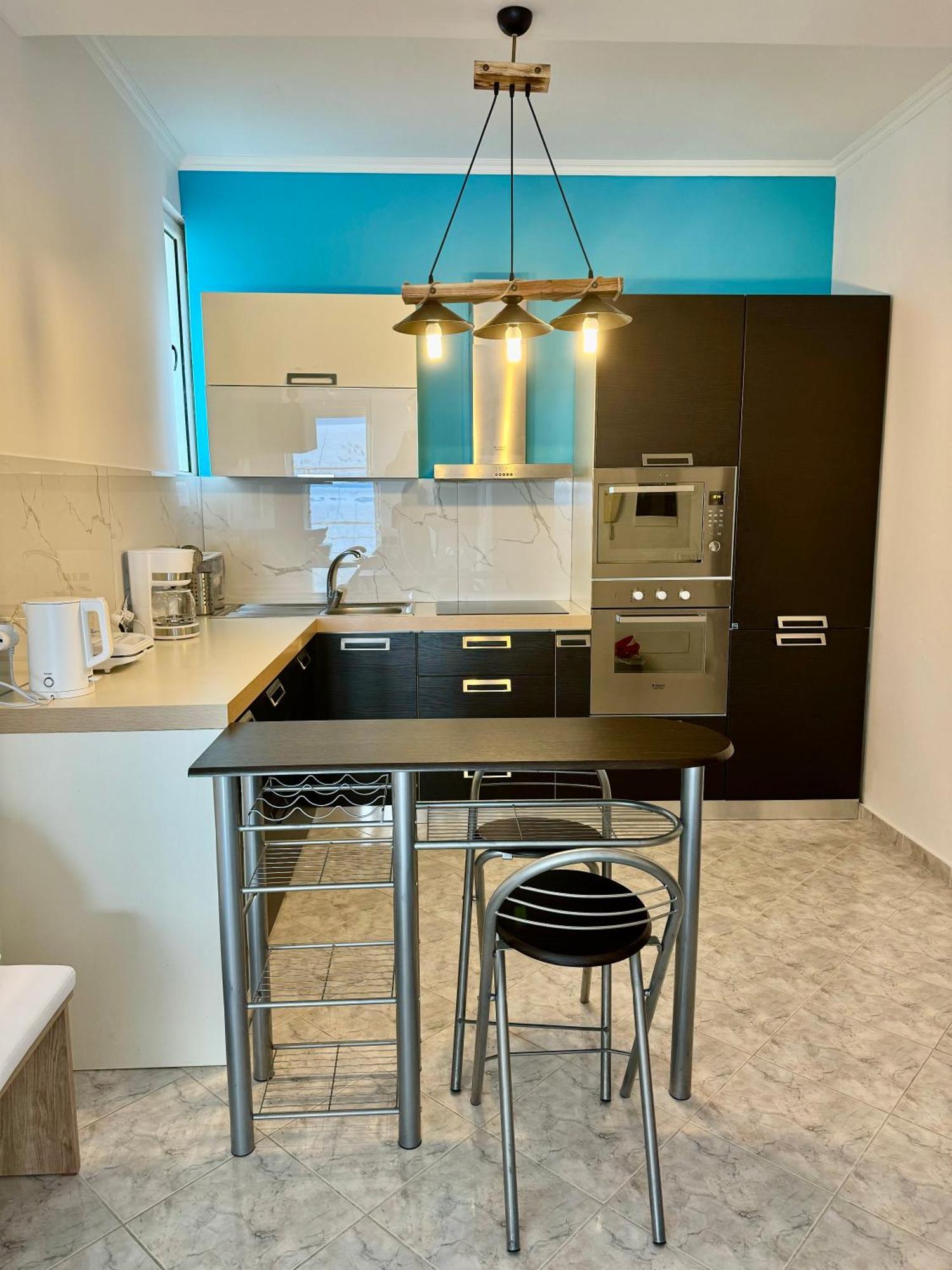Comfy Blue Sarande Apartment Exterior photo